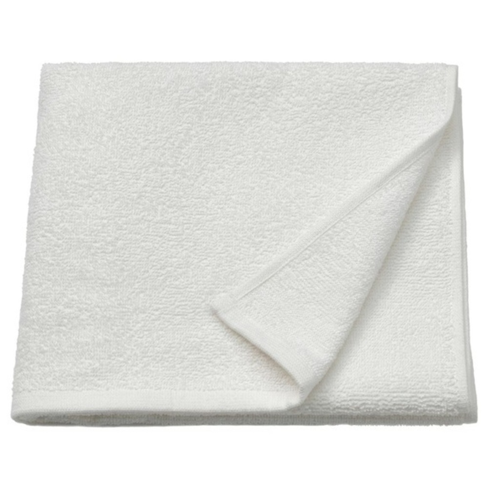 2 piece white ikea bath towels Length: 47 "
Width: 22 " 100% cotton NEW